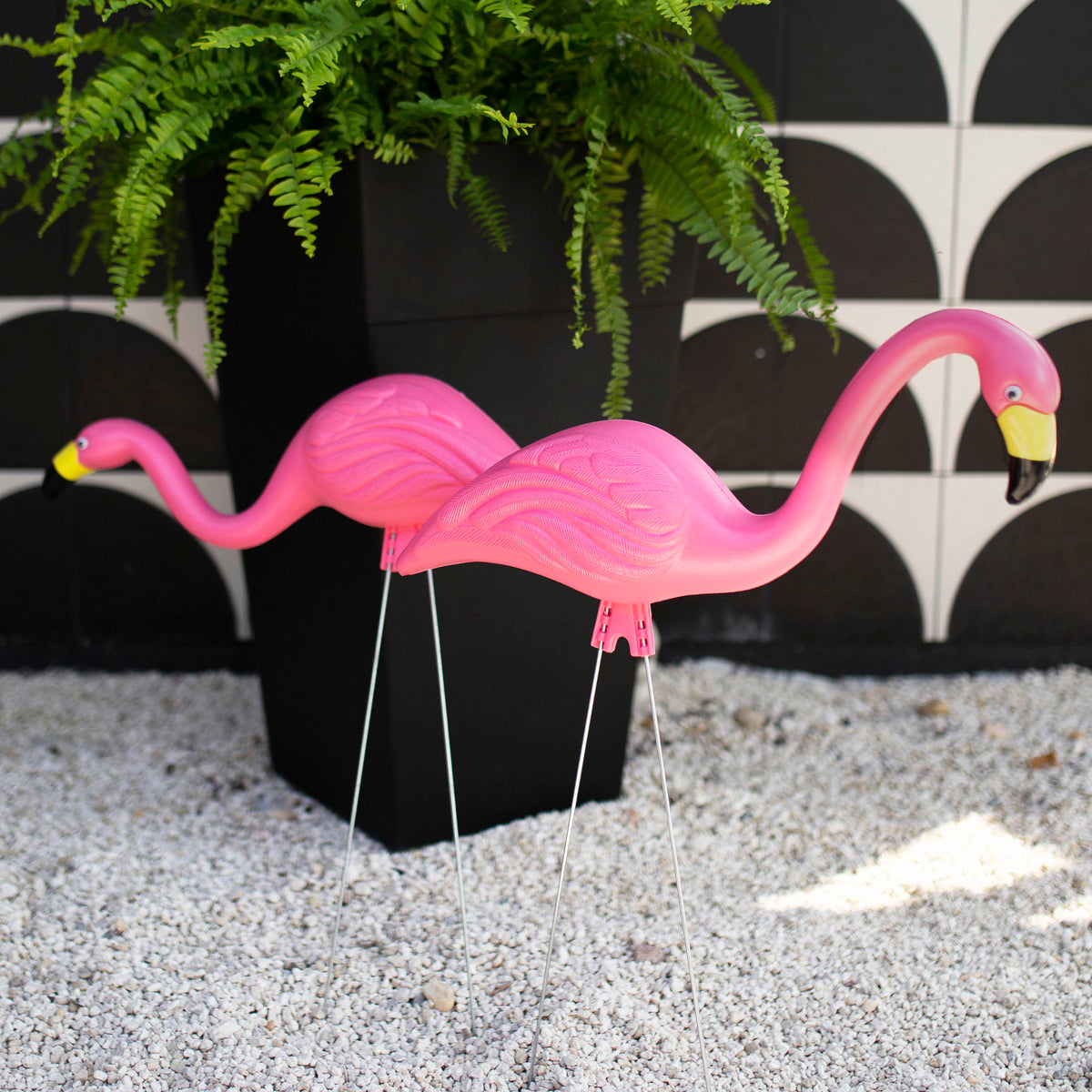 Classic Pink Flamingo Lawn Ornaments