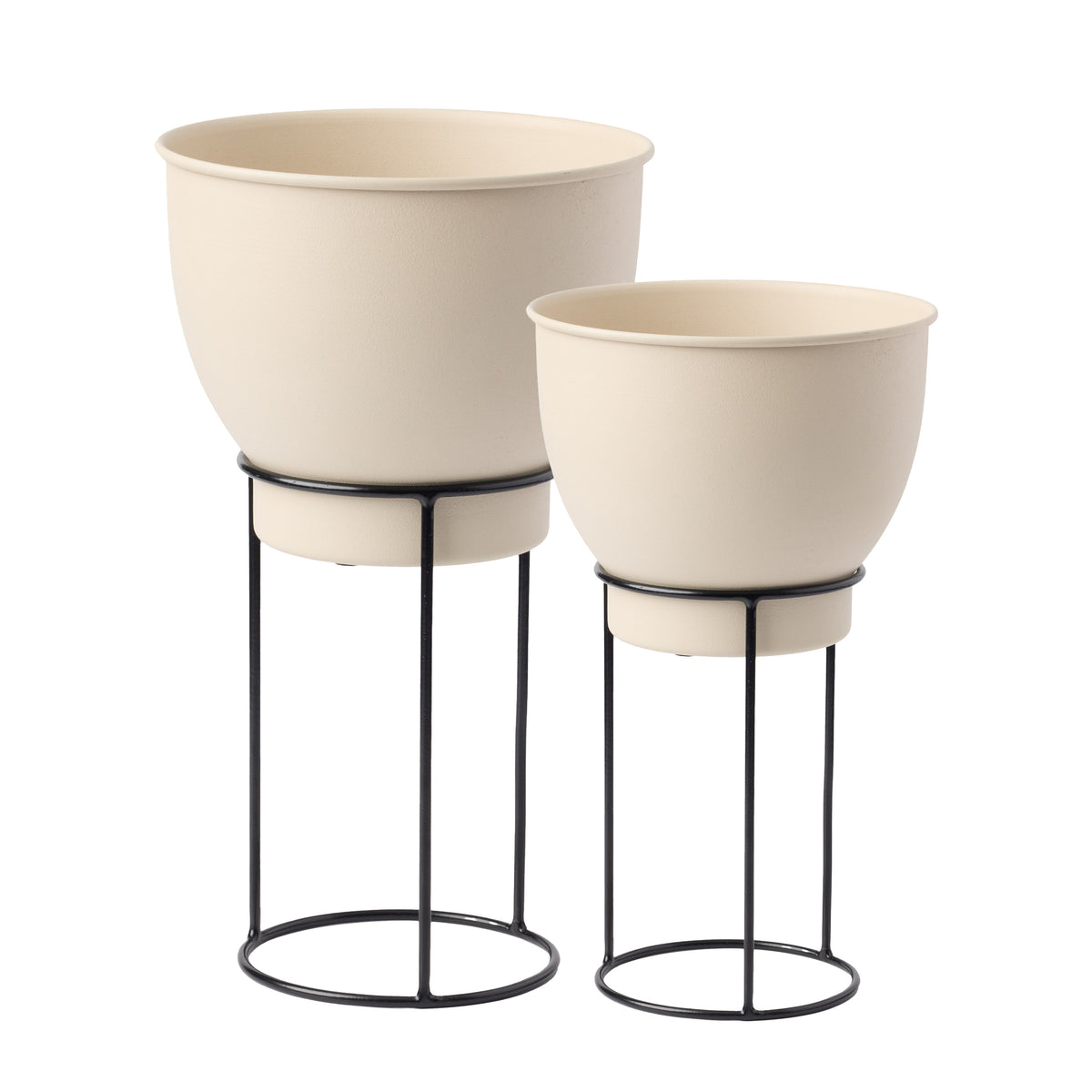 Luna Metal Planter Set