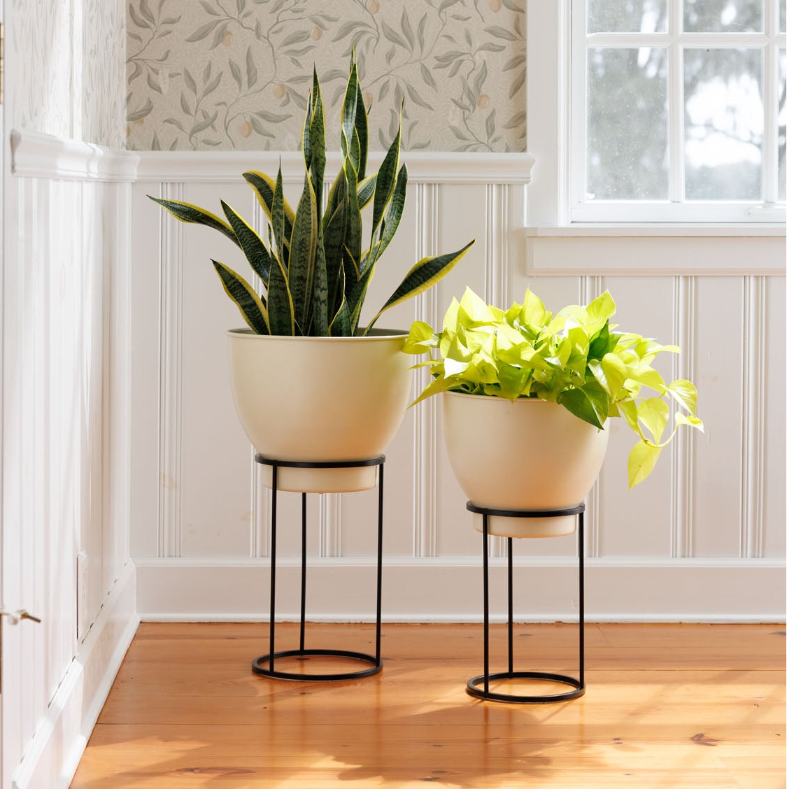 Luna Metal Planter Set