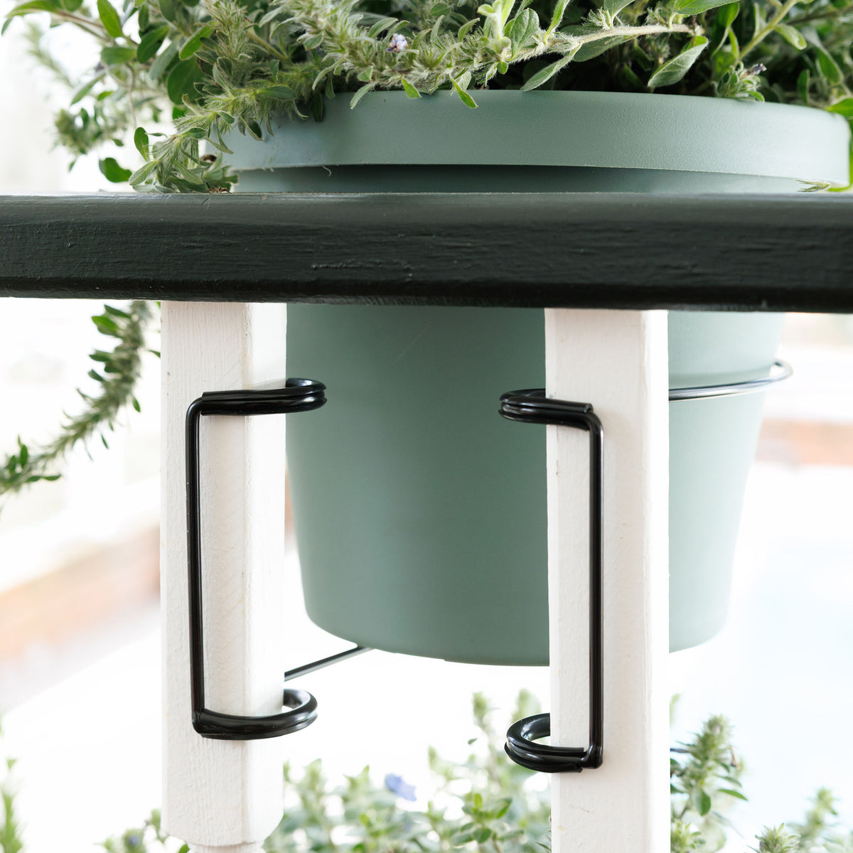 RailScapes Floating Garden Railing Planter Holder