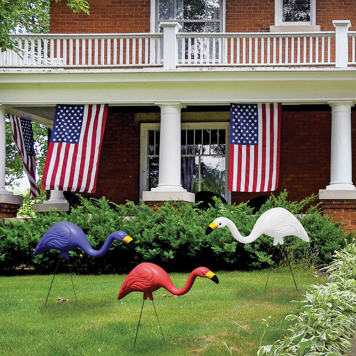 Merica Flamingo Lawn Ornaments