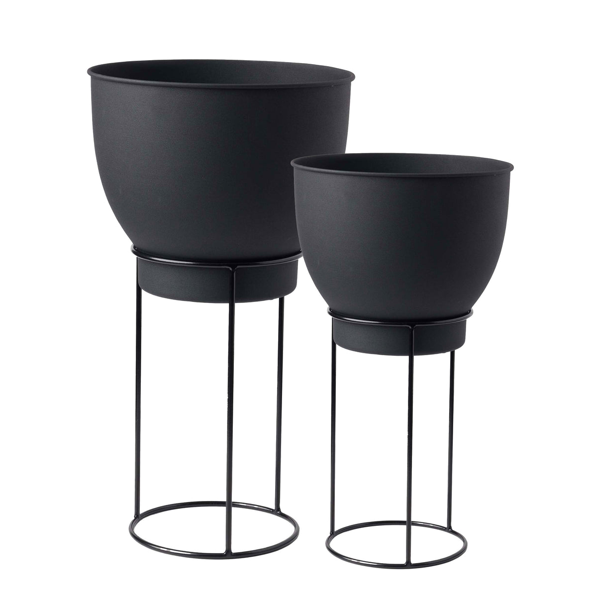 Luna Metal Planter Set