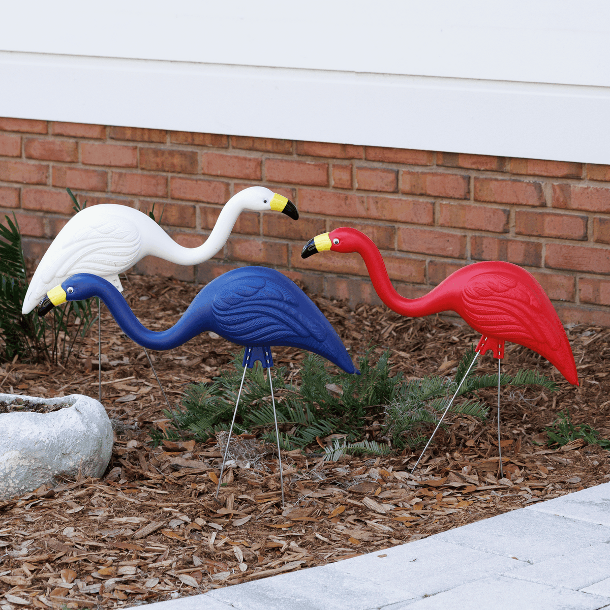 Merica Flamingo Lawn Ornaments