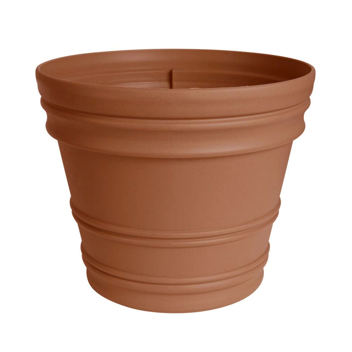 Rolled Rim Planter Pot